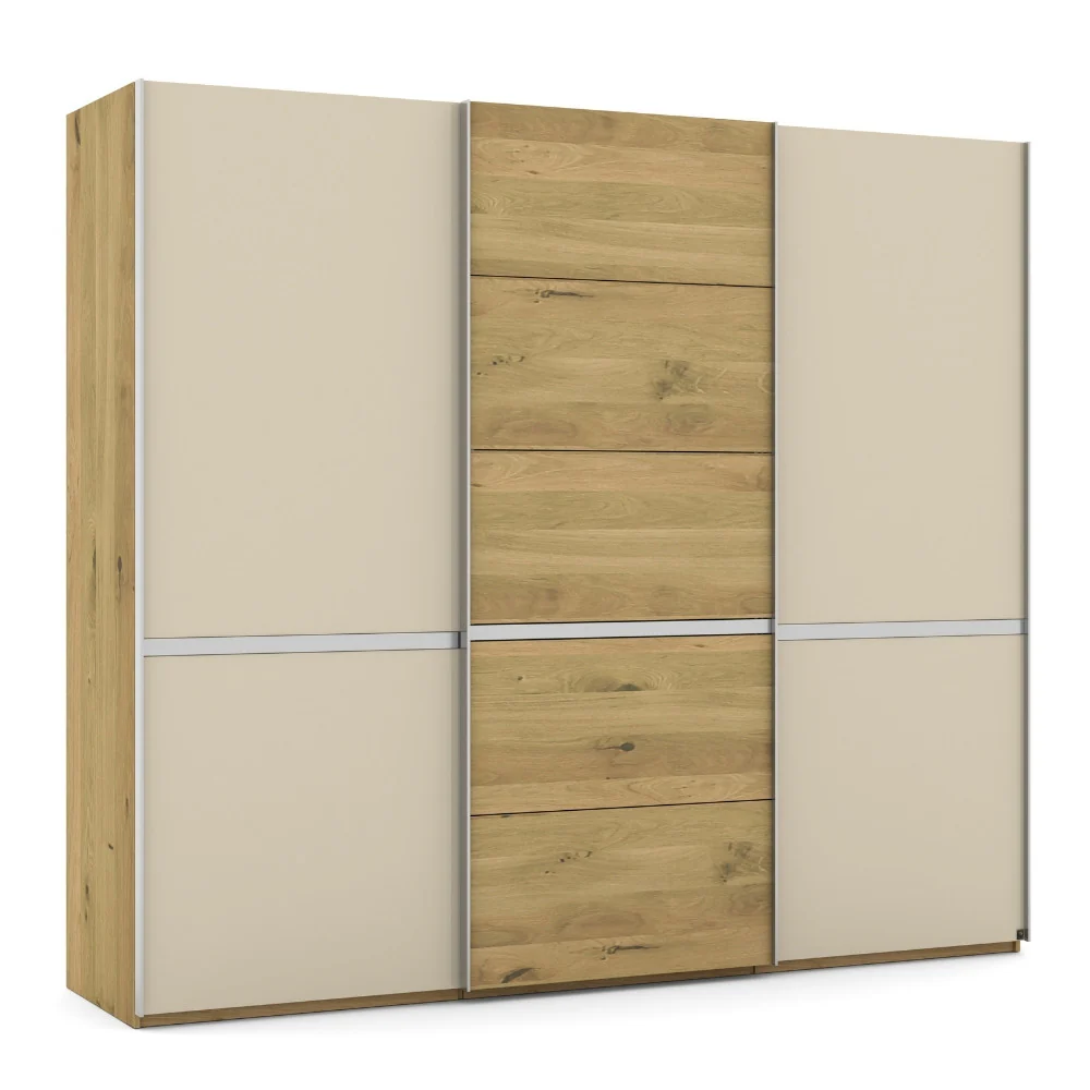 Musterring Schwebetürschrank Savona 2.0, Schiebetürschrank 3-türig aus Eiche - Image 14