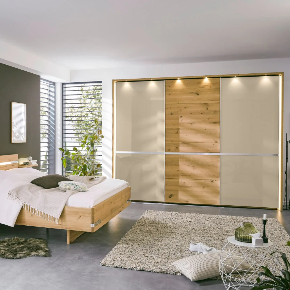 Musterring Schwebetürschrank Savona 2.0, Schiebetürschrank 3-türig aus Eiche - Image 15