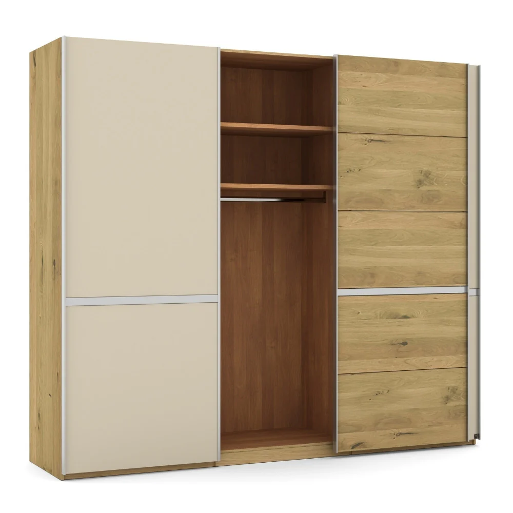 Musterring Schwebetürschrank Savona 2.0, Schiebetürschrank 3-türig aus Eiche - Image 16