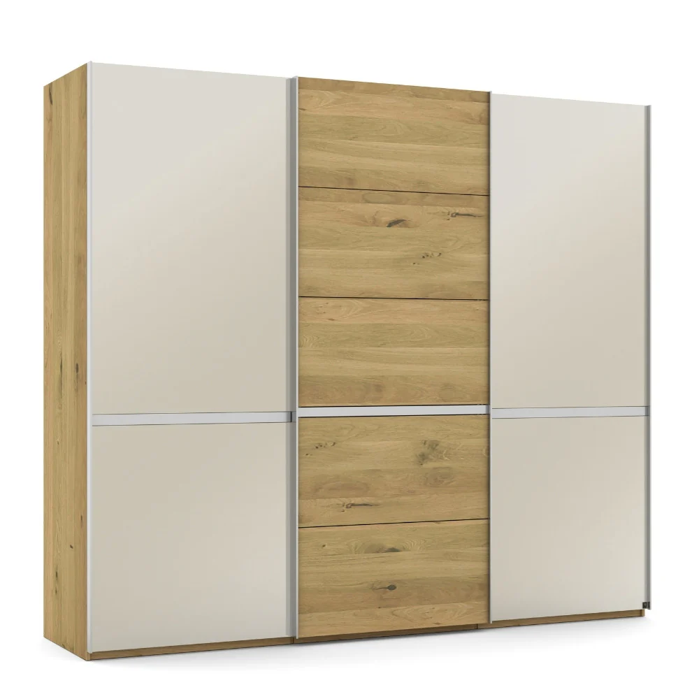 Musterring Schwebetürschrank Savona 2.0, Schiebetürschrank 3-türig aus Eiche - Image 6