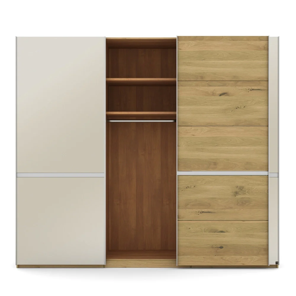 Musterring Schwebetürschrank Savona 2.0, Schiebetürschrank 3-türig aus Eiche - Image 7