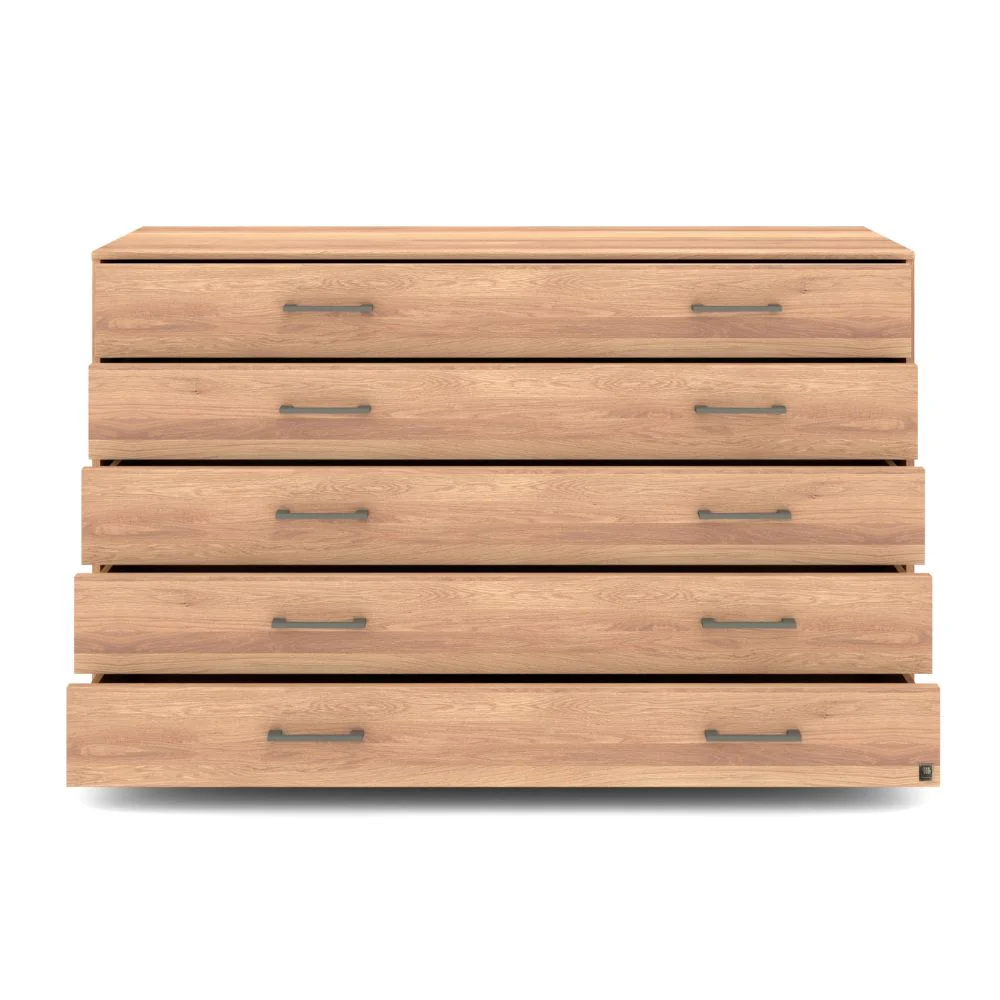 Musterring Sideboard Sorrent, Kommode mit 5 Schubkästen, Eiche - Image 3