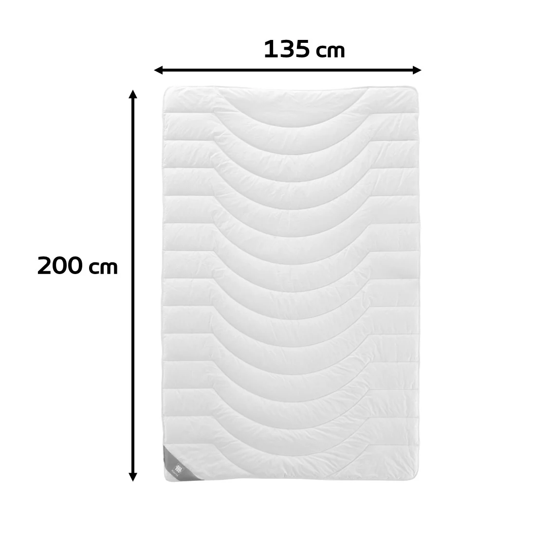 Musterring Winterdecke 'MOONZ' warme Bettdecke antiallergisch & waschbar, mit 100% Polyester-Hohlfaserfüllung und Bezug aus 100% Baumwolle, Made in Germany - Image 4