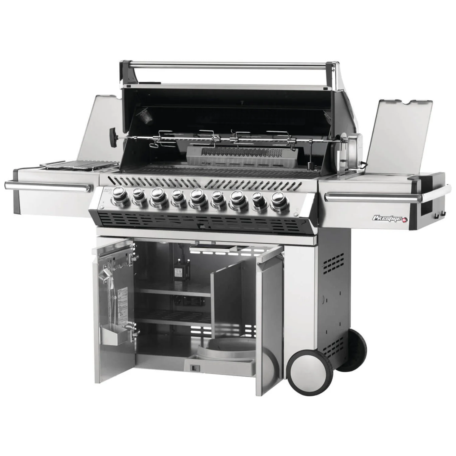 Napoleon Gasgrill Prestige Pro 665 RSIB, 8 Brenner inkl. Infrarot-Heck- & Seitenbrenner, Edelstahl - Image 4