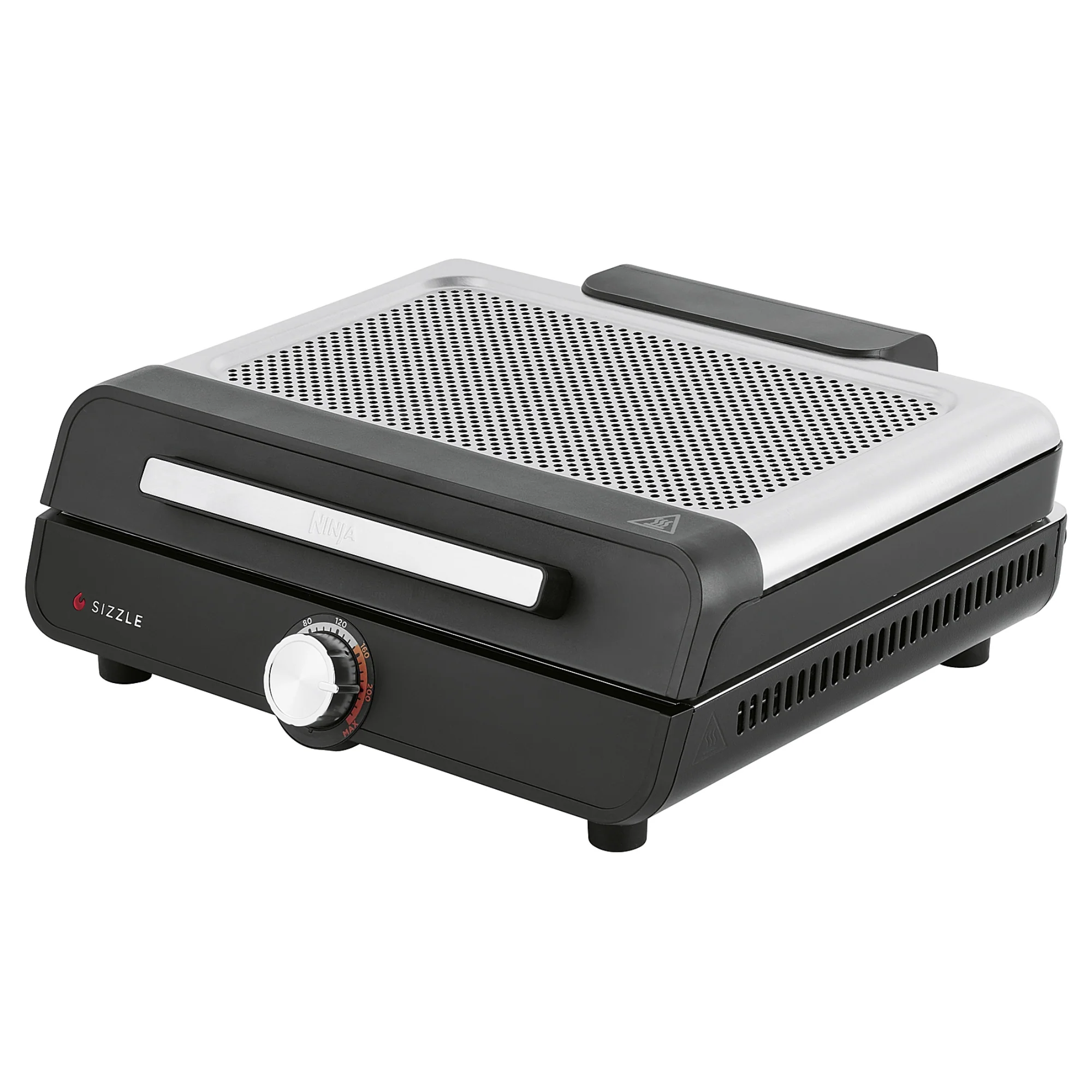 Ninja GR101EU Kontaktgrill Sizzle, elektrischer Tischgrill mit Grillplatte & Plancha - Image 3
