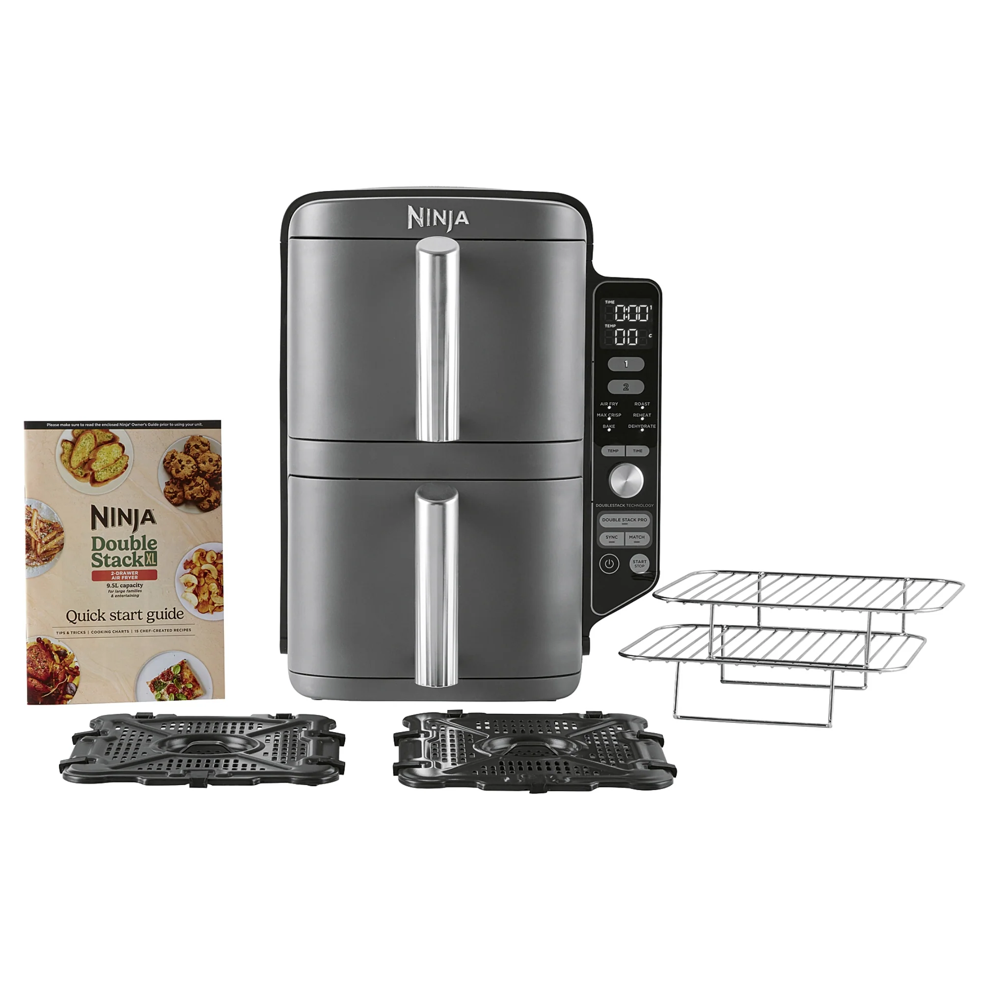 Ninja SL400EU Heißluftfritteuse Double Stack XL 9,5l - Image 4