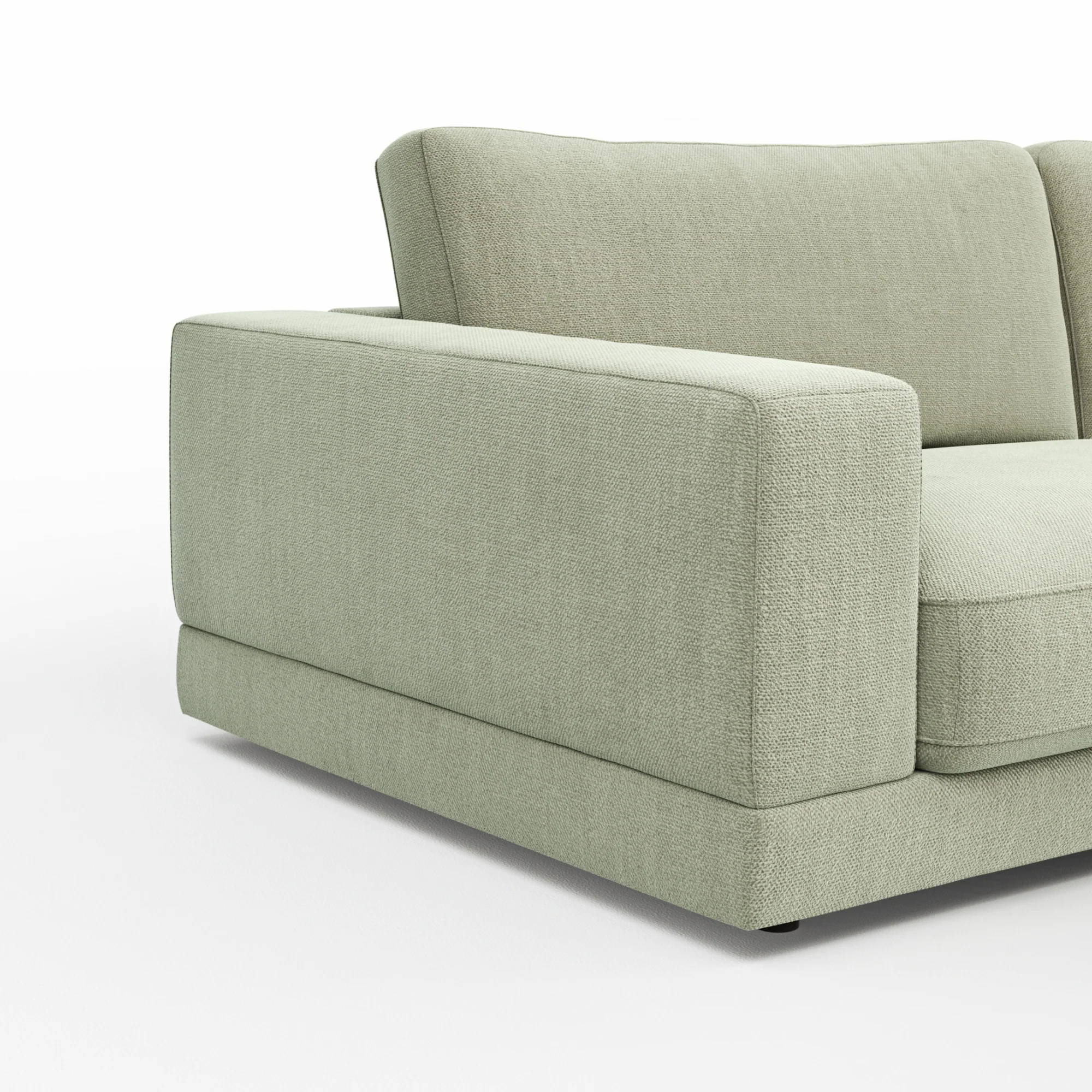 RAUM.FREUNDE Ecksofa Juni, 1,5 Sitzer mit Longchair, Stoffbezug - Image 10