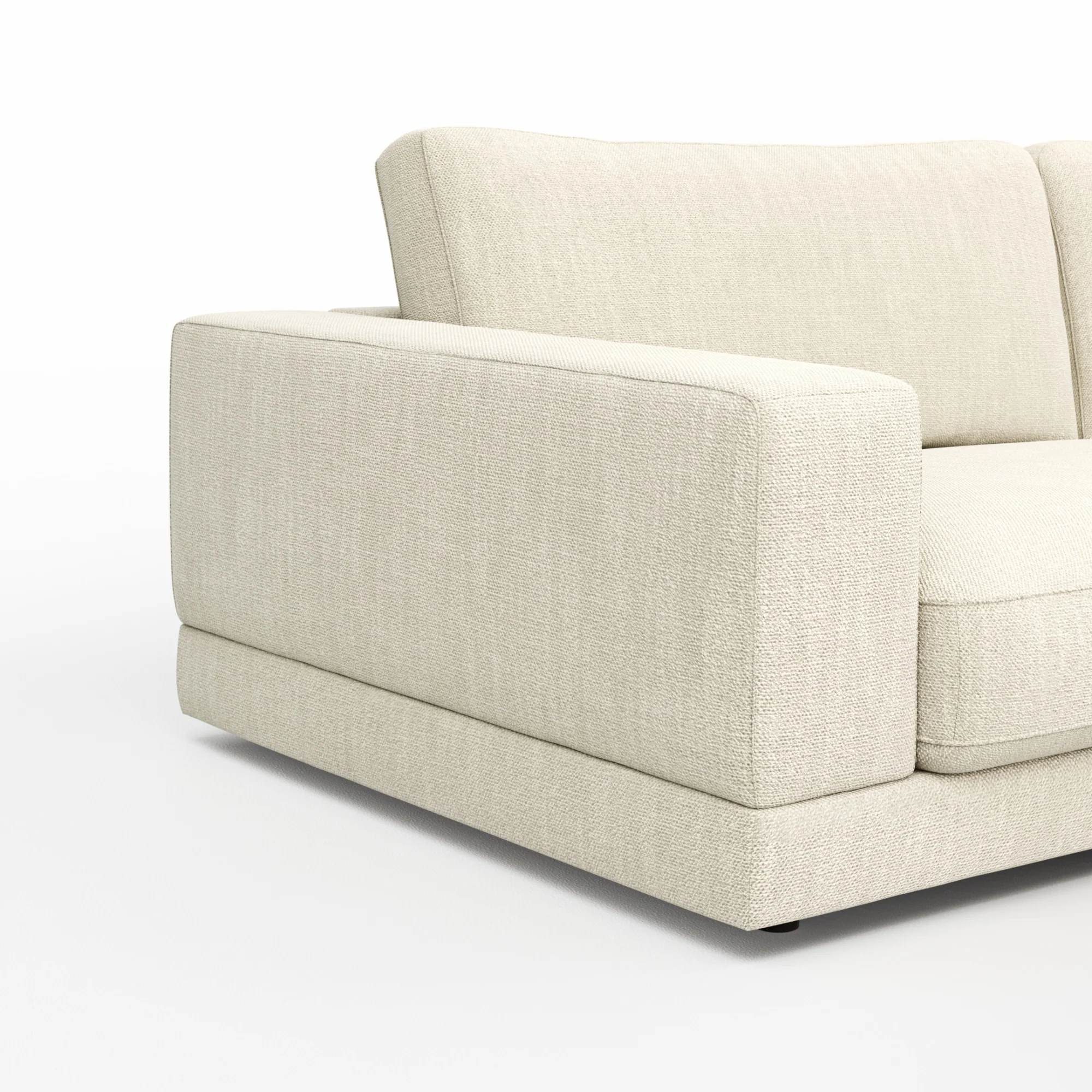 RAUM.FREUNDE Ecksofa Juni, 1,5 Sitzer mit Longchair, Stoffbezug - Image 22