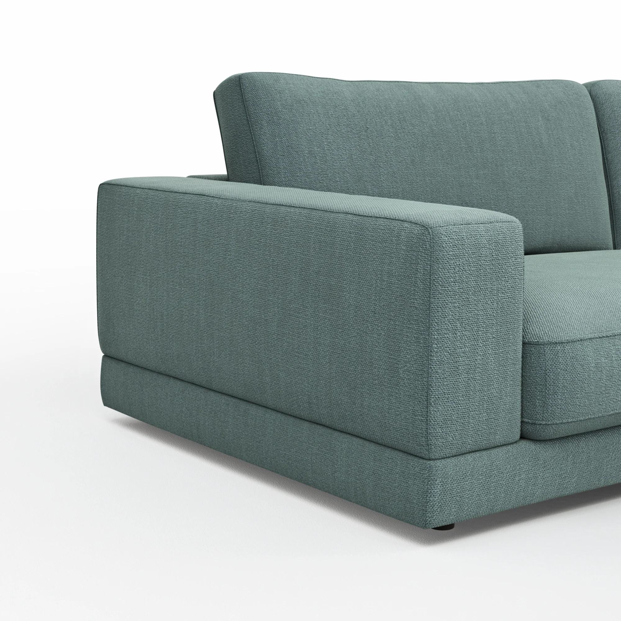 RAUM.FREUNDE Ecksofa Juni, 1,5 Sitzer mit Longchair, Stoffbezug - Image 4