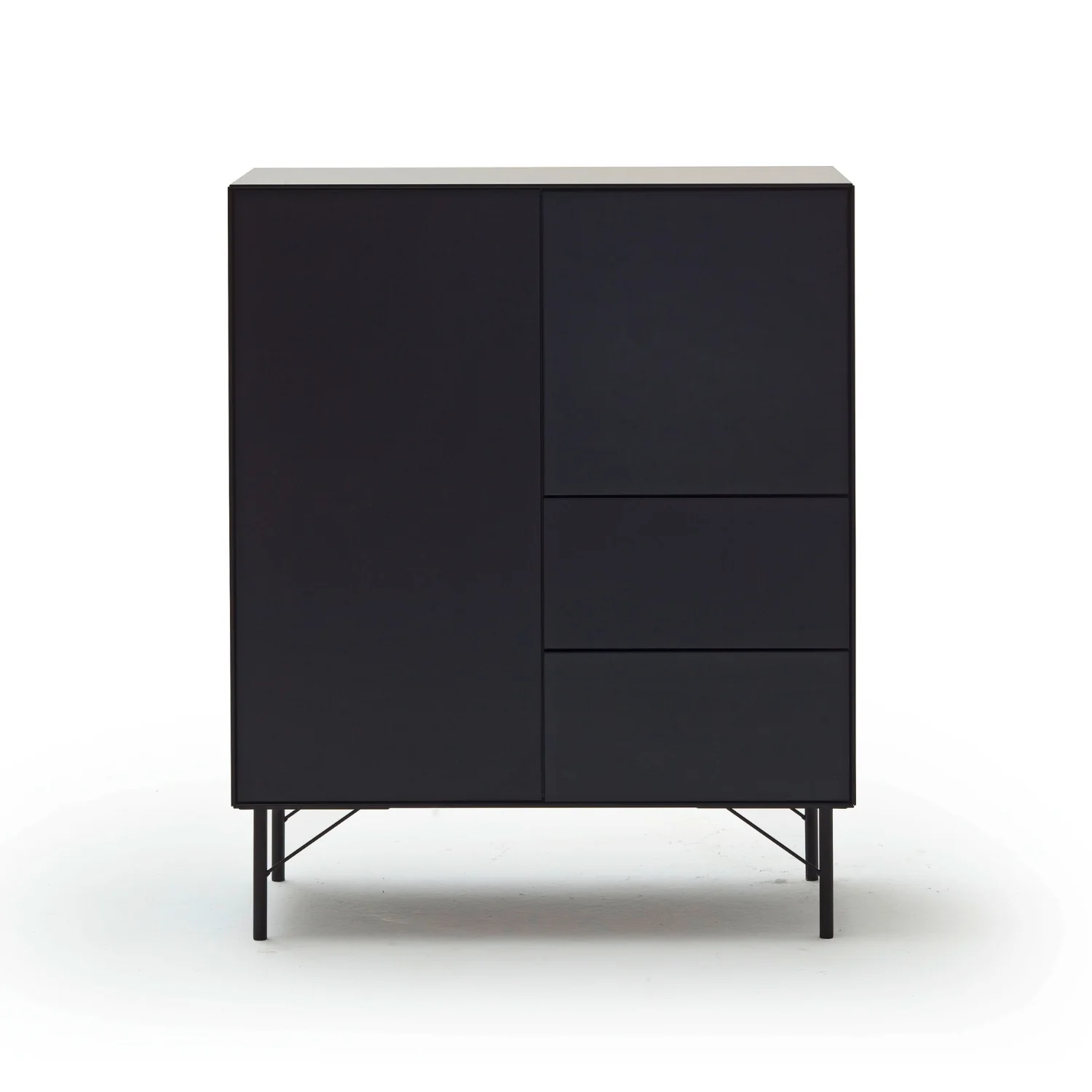 RAUM.FREUNDE Highboard Henri, 2-trg + 2 Schubladen, Push-to-open Funktion - Image 2