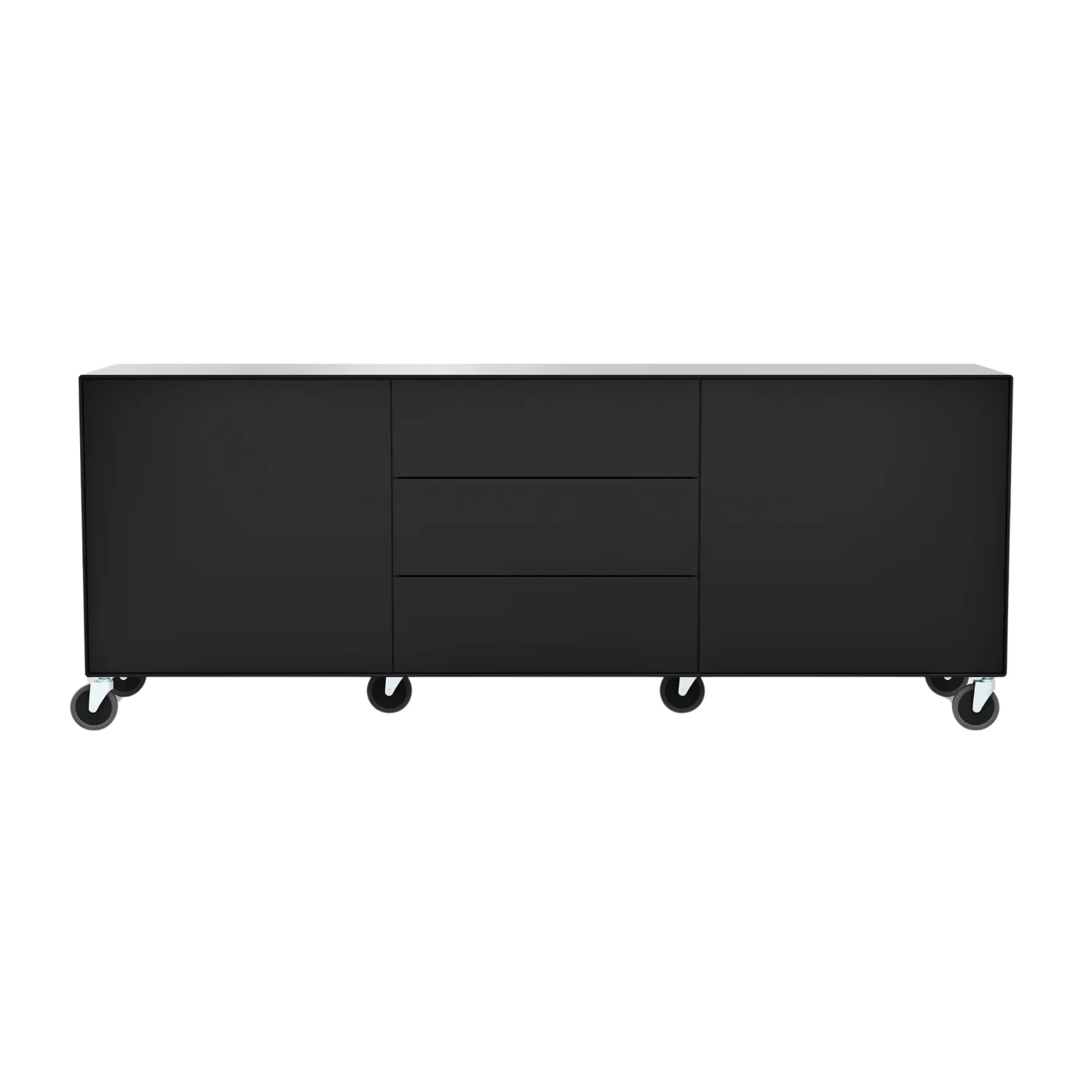 RAUM.FREUNDE Sideboard Henri auf Rollen, Weiß - Image 7