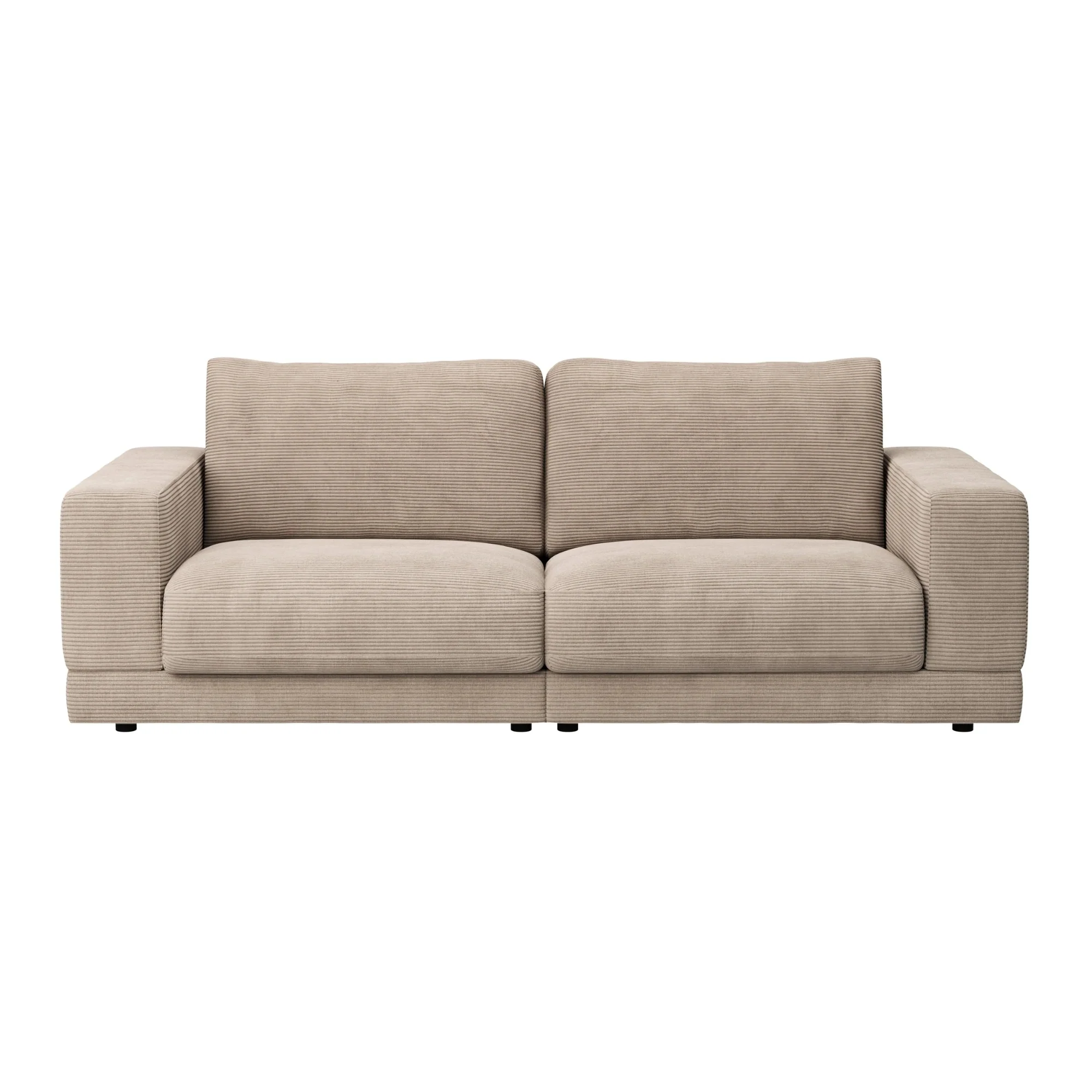 RAUM.FREUNDE Sofa Juni, 2 Sitzer mit Cord-Bezug
