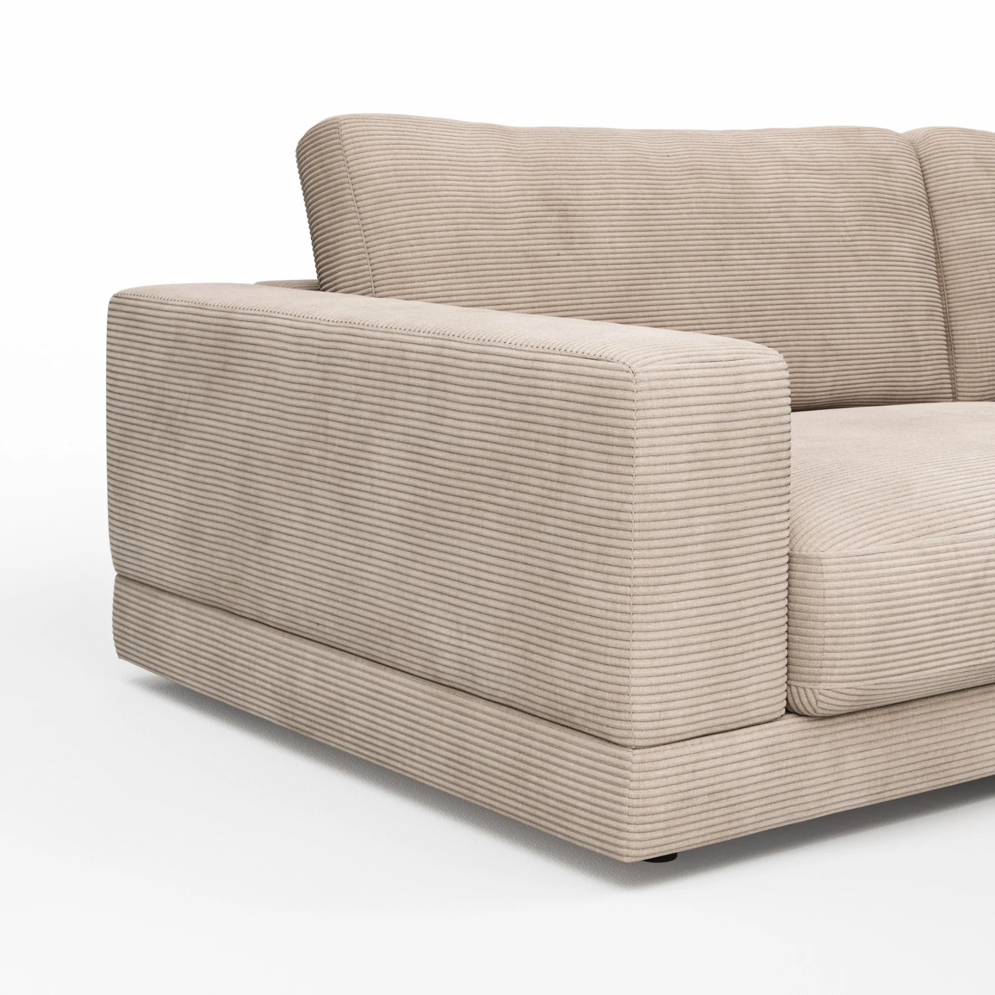 RAUM.FREUNDE Sofa Juni, 2 Sitzer mit Cord-Bezug - Image 3