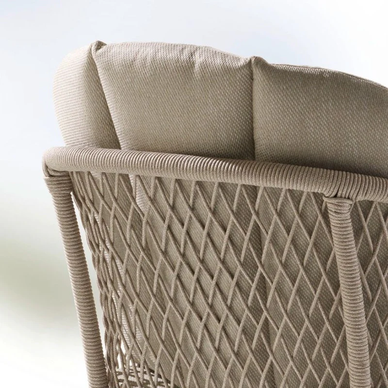 Sieger Gartenstuhl Gomera, Dining Chair mit Rope-Bespannung, inkl. Sitz- & Rückenkissen - Image 5