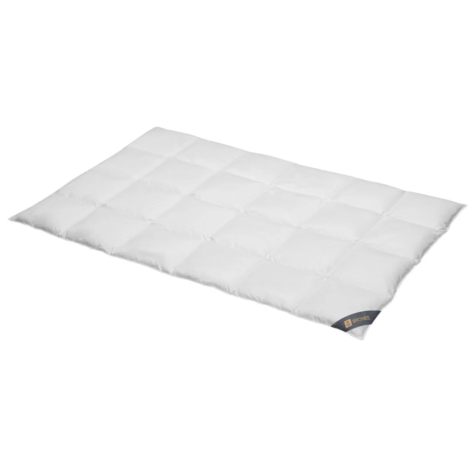 Spessarttraum Kassettendecke, warm, 135x200cm, 700g, weiße neue Gänsefedern und -daunen, Klasse I, 70% Federn / 30% Daunen, Norm EN12934 - Image 3