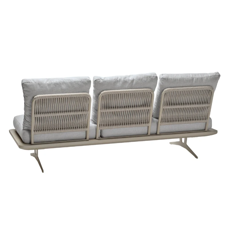 STERN Enya 3-Sitzer Bank / Liege für Gartenlounge, mit Kordelbespannung - Image 11