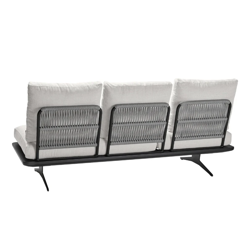 STERN Enya 3-Sitzer Bank / Liege für Gartenlounge, mit Kordelbespannung - Image 14