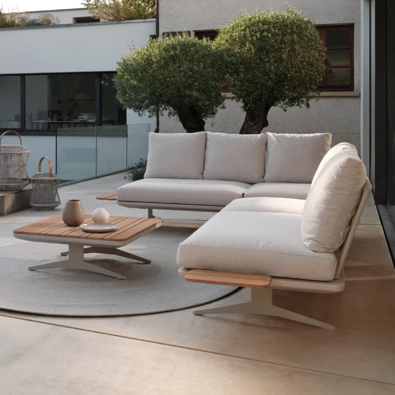 STERN Enya 3-Sitzer Bank / Liege für Gartenlounge, mit Kordelbespannung - Image 7