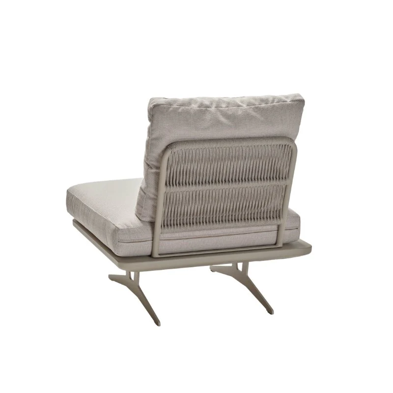 STERN Enya Mittelteil / Mittelelement 1-Sitzer für Gartenlounge, mit Kordelbespannung - Image 4