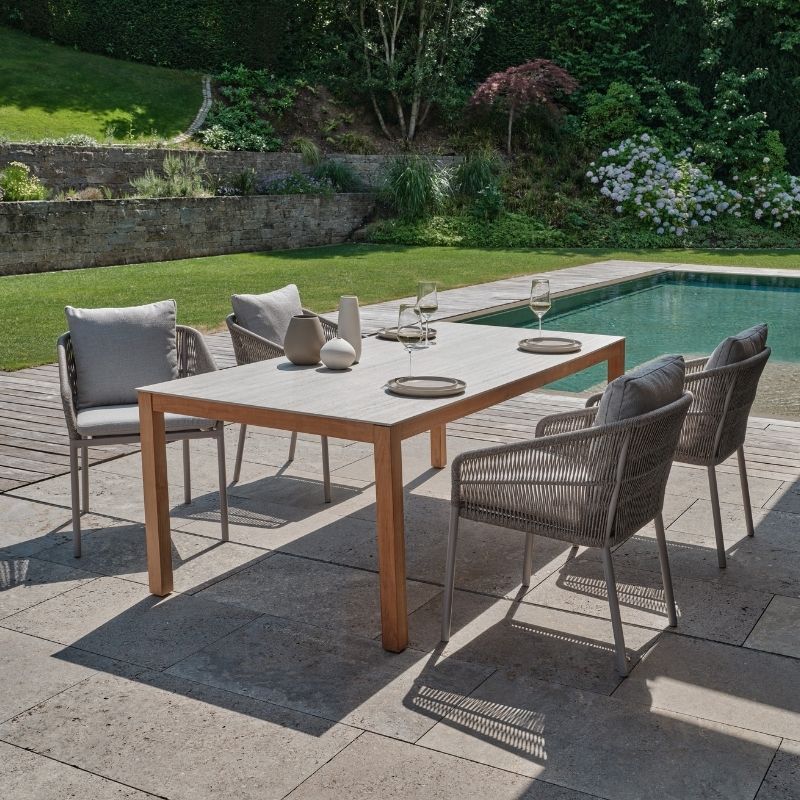 STERN Jella Stapelsessel, Gartenstuhl mit Kordelbespannung - Image 42