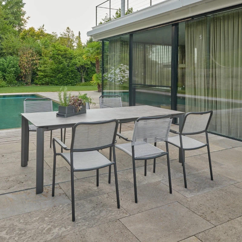 STERN Joris Stapelsessel, Gartenstuhl mit Kordelbespannung - Image 7