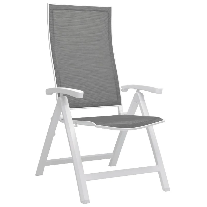 STERN Kari Klappsessel, Hochlehner Gartenstuhl mit Aluminium-Gestell - Image 3