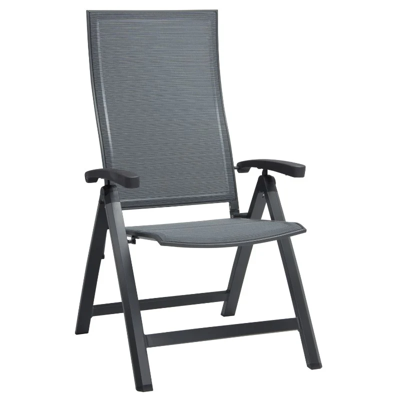 STERN Kari Klappsessel, Hochlehner Gartenstuhl mit Aluminium-Gestell - Image 4