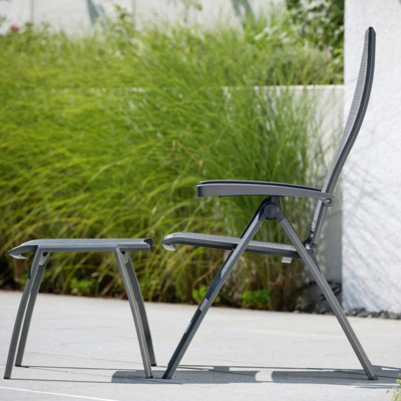 STERN Kari Klappsessel, Hochlehner Gartenstuhl mit Aluminium-Gestell - Image 6
