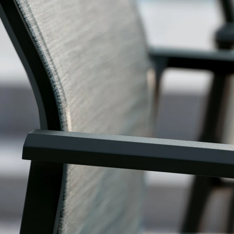 STERN Kari Stapelsessel, Hochlehner Gartenstuhl mit Aluminium-Gestell - Image 13