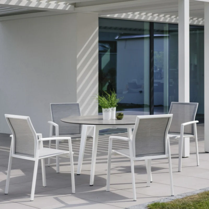 STERN Kari Stapelsessel, Niedriglehner Gartenstuhl mit Aluminium-Gestell - Image 14