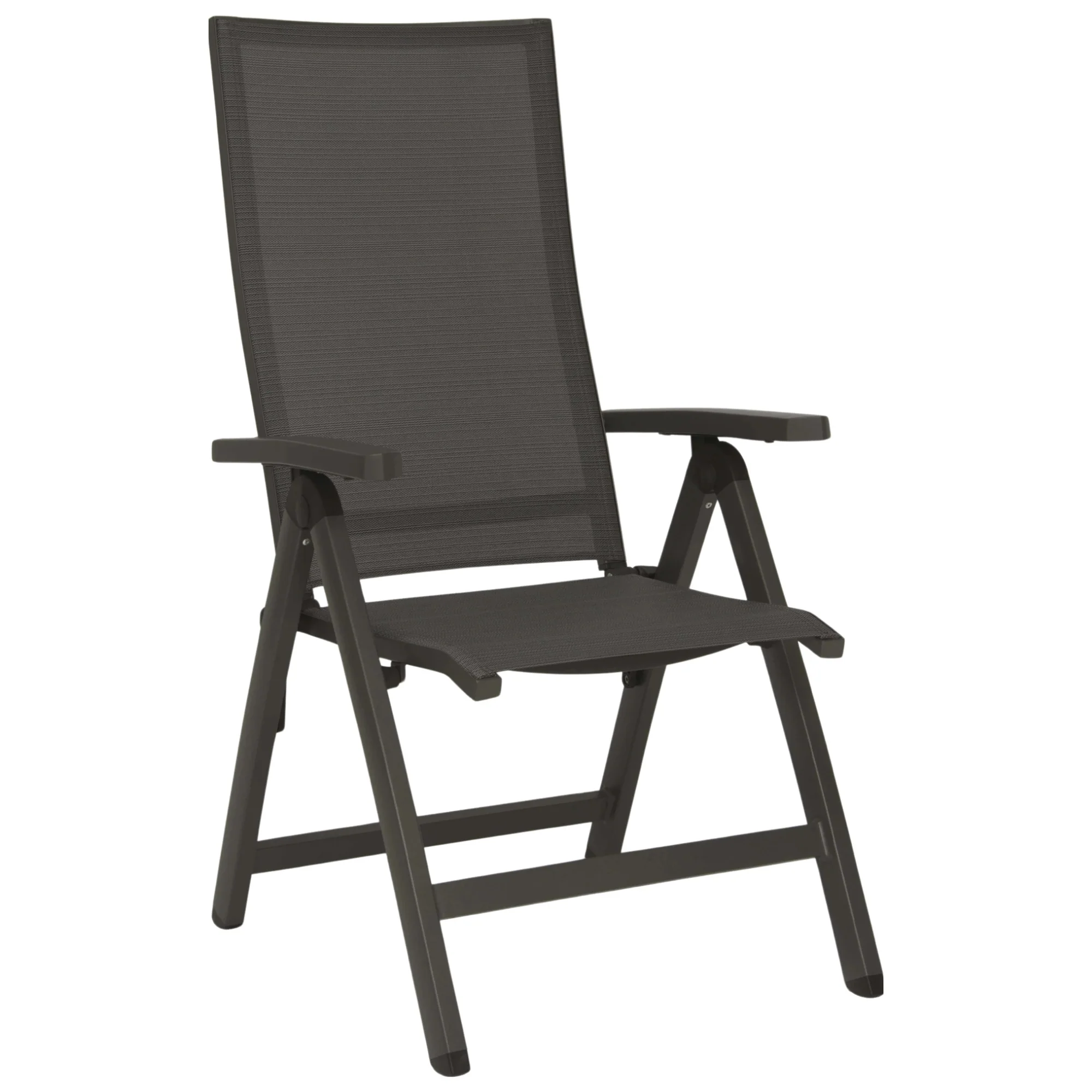 STERN New Top Klappsessel Gartenstuhl 1 Stk., Alu-Gestell mit Bezug Leinen silbergrau - Image 3