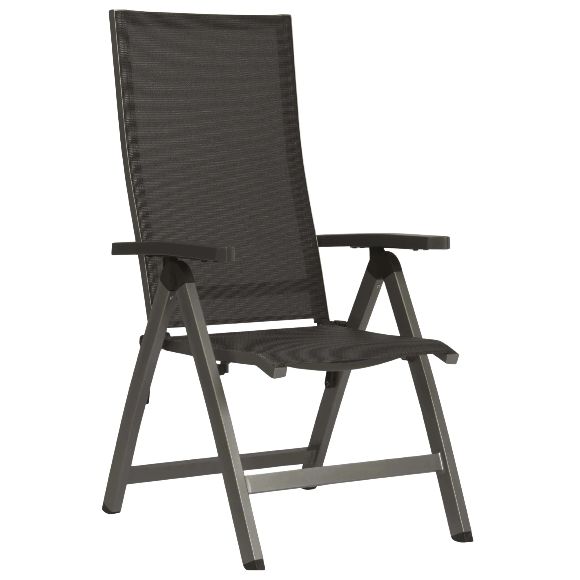 STERN New Top Klappsessel Gartenstuhl 1 Stk., Alu-Gestell mit Bezug Leinen silbergrau - Image 6