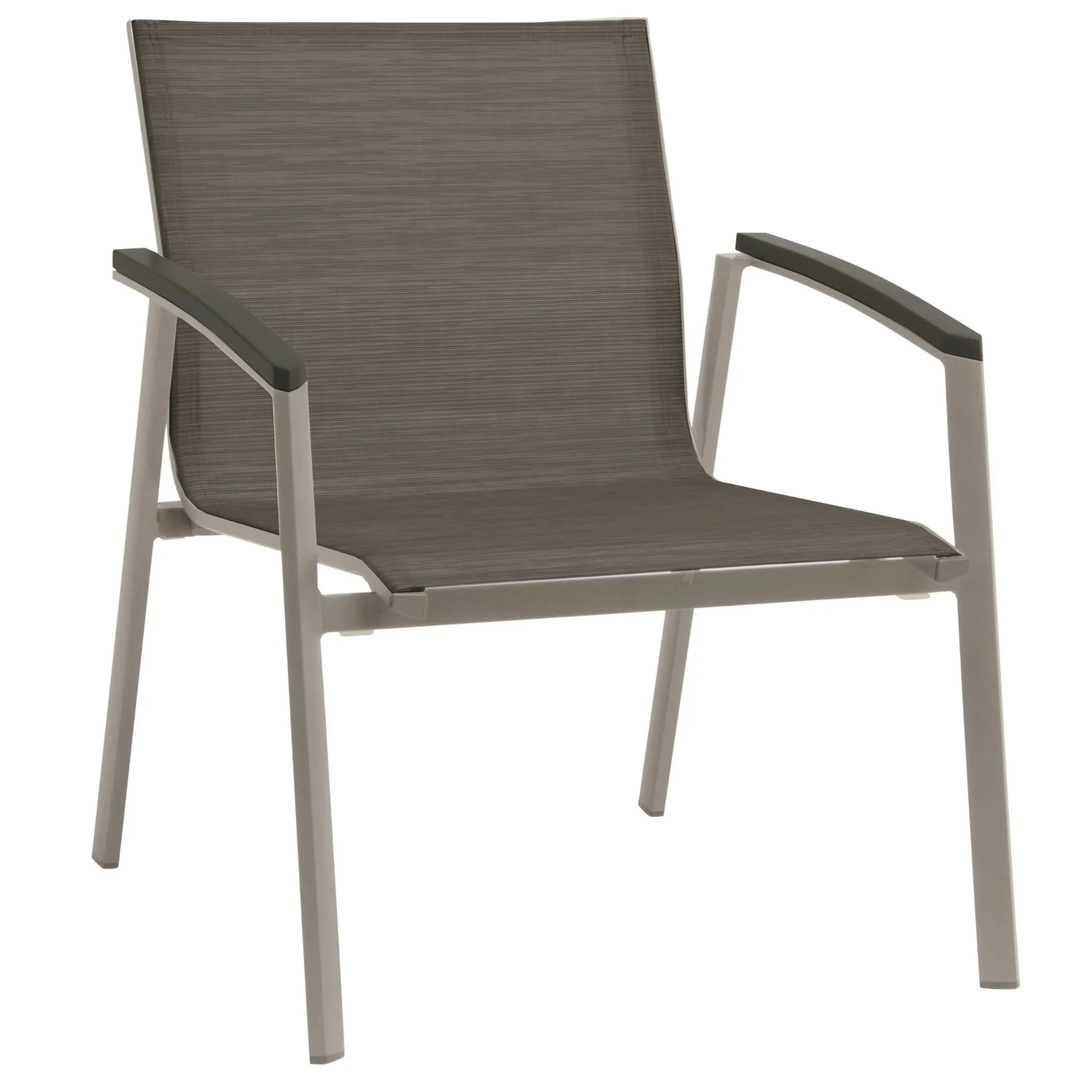 STERN New Top Lounge-Stapelsessel Gartenstuhl 2er Set, Alu-Gestell - Image 3