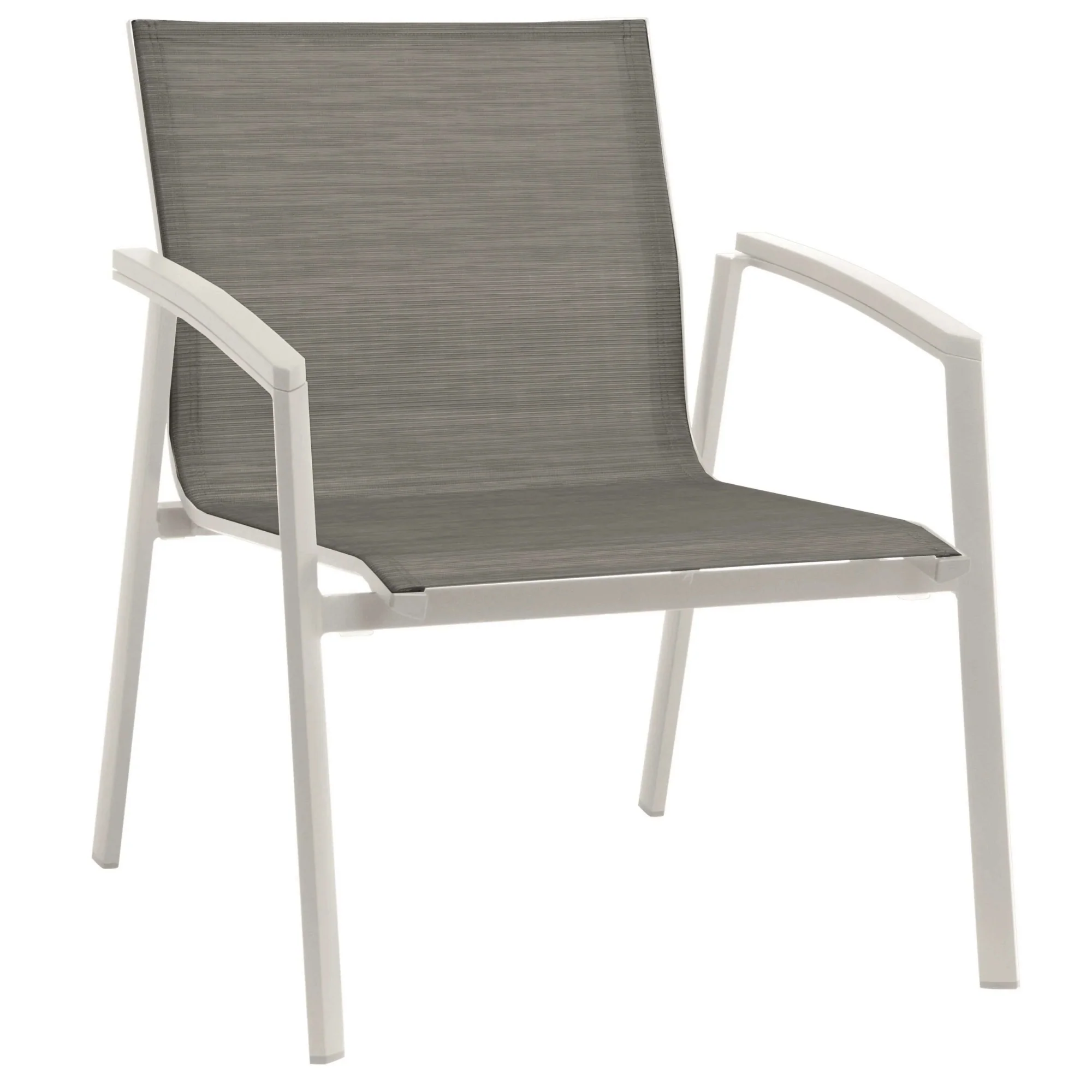STERN New Top Lounge-Stapelsessel Gartenstuhl 2er Set, Alu-Gestell - Image 4
