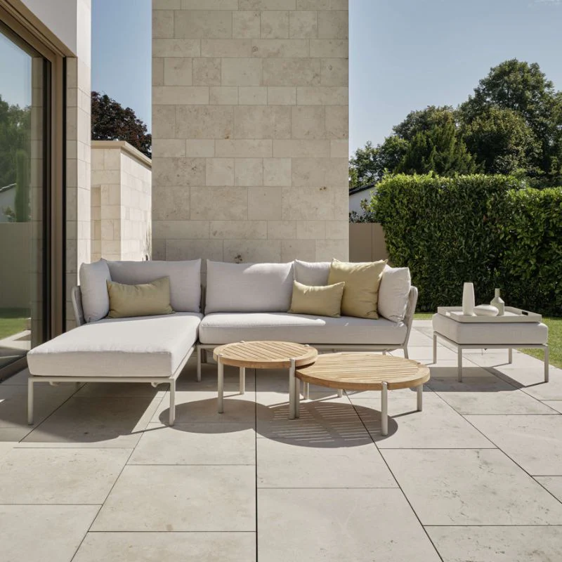 STERN Romy Gartenlounge 3-Sitzer Set + Hocker - Image 2