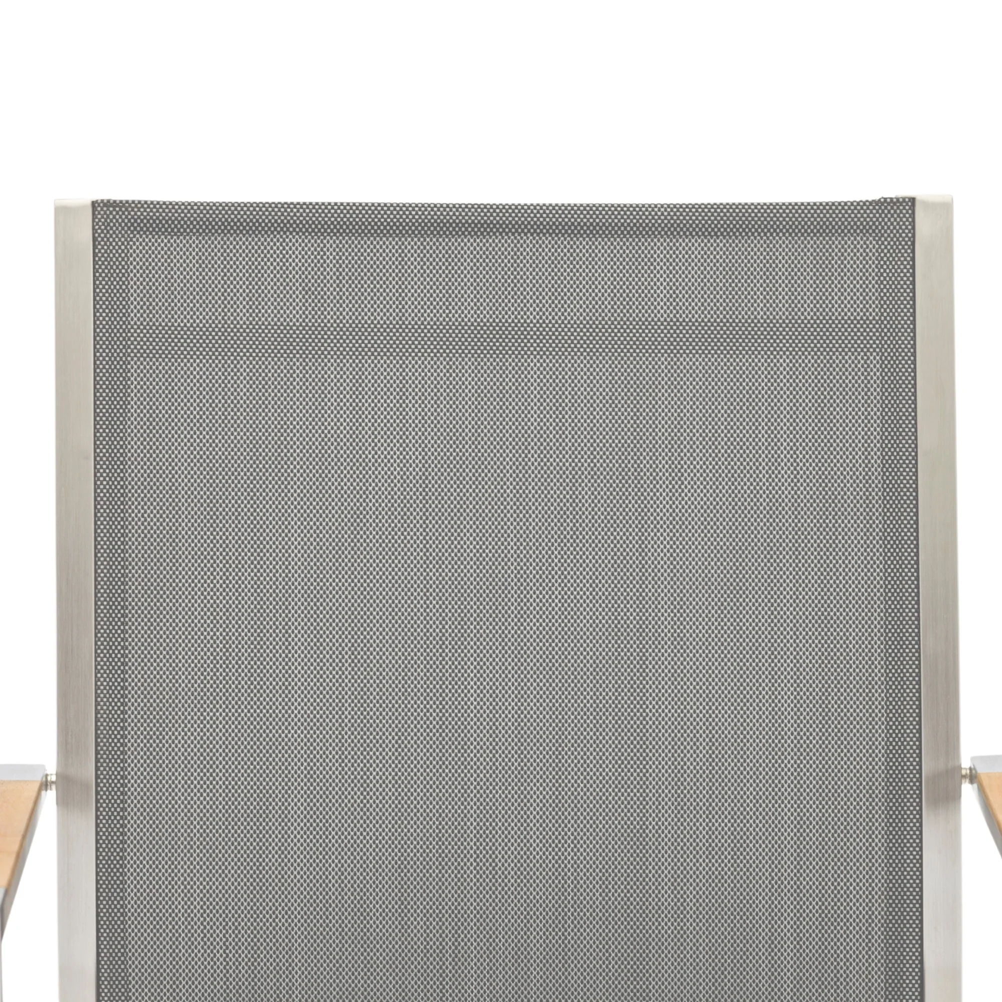 ZEBRA Stapelsessel One Gartenstuhl mit Edelstahlgestell und Teakholz-Armlehnen - Image 12