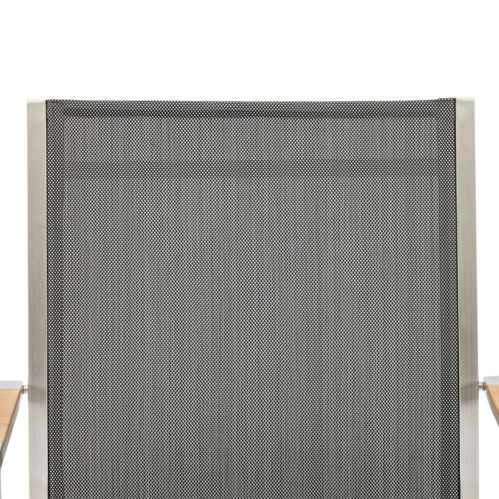 ZEBRA Stapelsessel One Gartenstuhl mit Edelstahlgestell und Teakholz-Armlehnen - Image 6